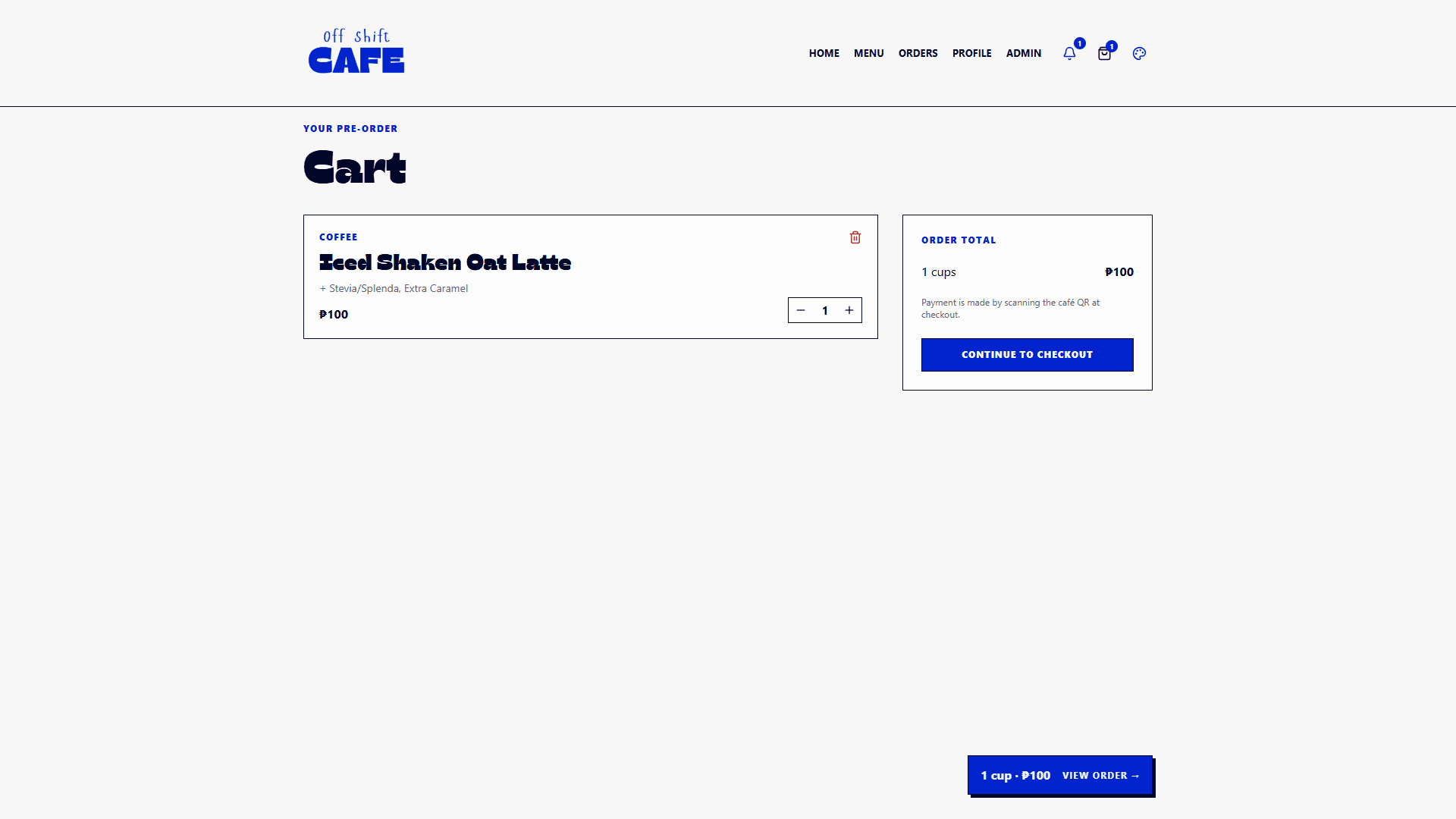 1PM Club Café Pre-order screenshot 8